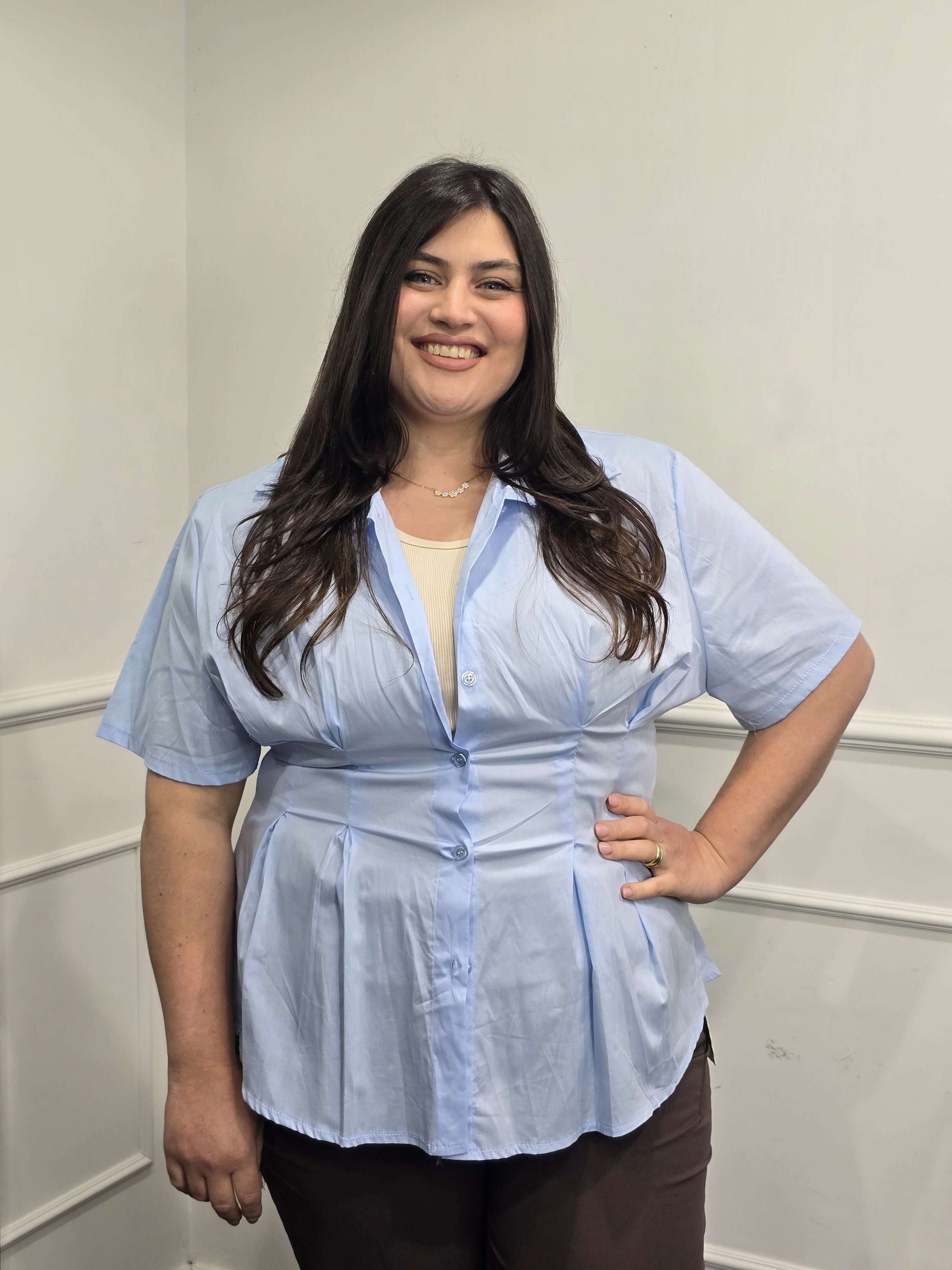 Camicia Cotton Curvy ALIT002062