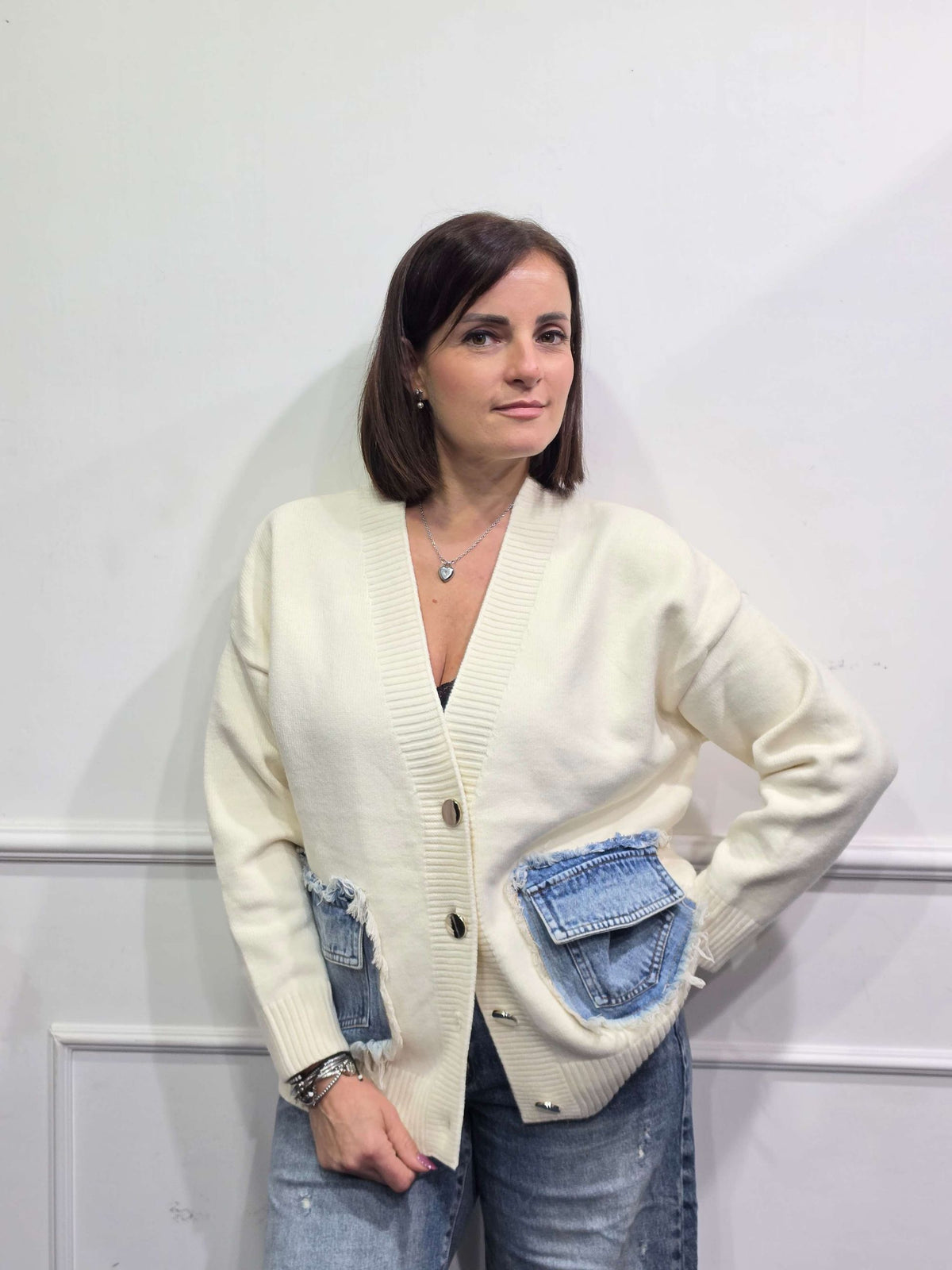 Cardigan Denim A85790